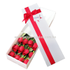 Caja con 12 Rosas
