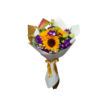 Ramo de lisianthus y girasoles