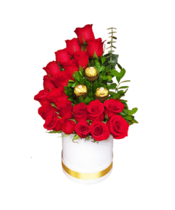 Arreglo circular con 20 rosas - Domingo